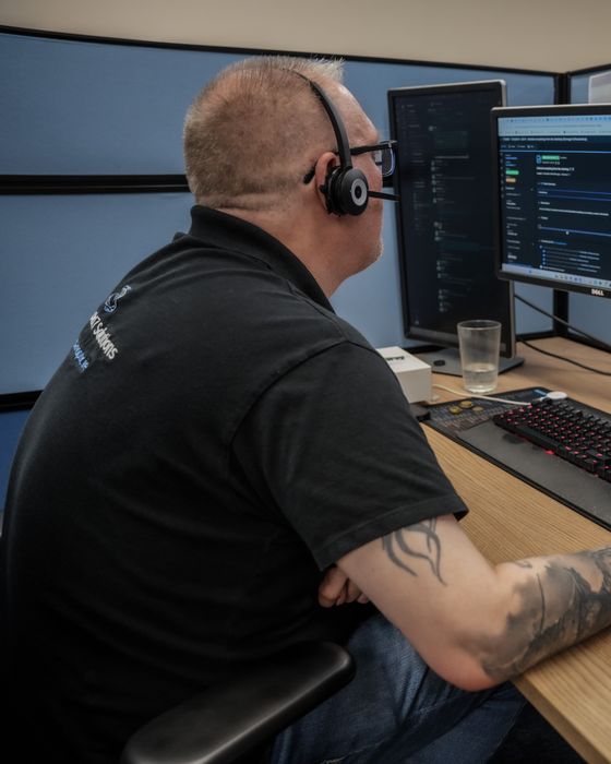 A Panoptic security engineer who runs penetration tests
